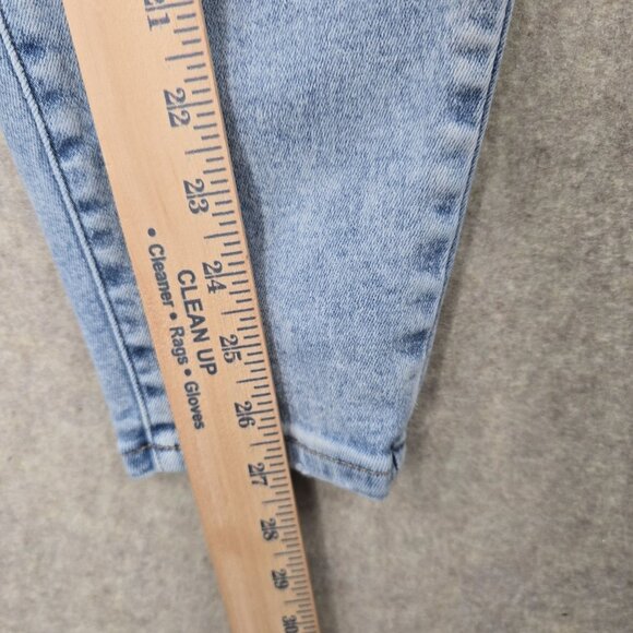 M Jeans By Maurices High-Rise Skinny Jeans Light Wash Size Large Cotton Blend - Picture 8 of 8